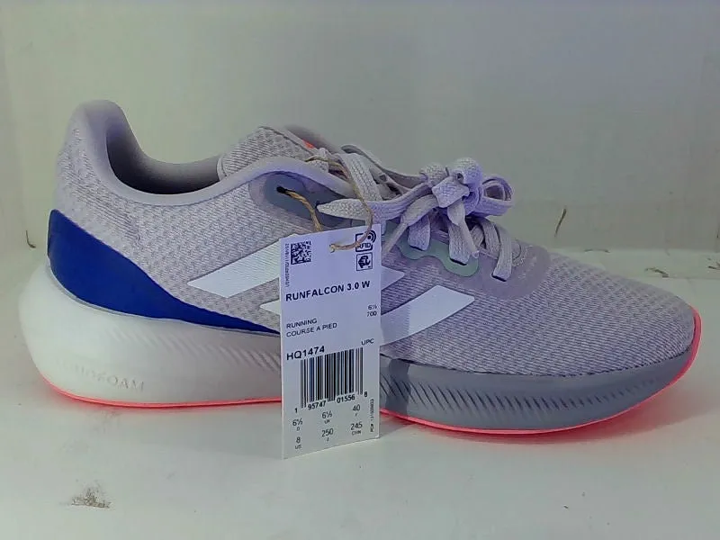 Adidas Women's Runfalcon 3 Running Shoes - Size 8, Silver Dawn/White/Silver Violet