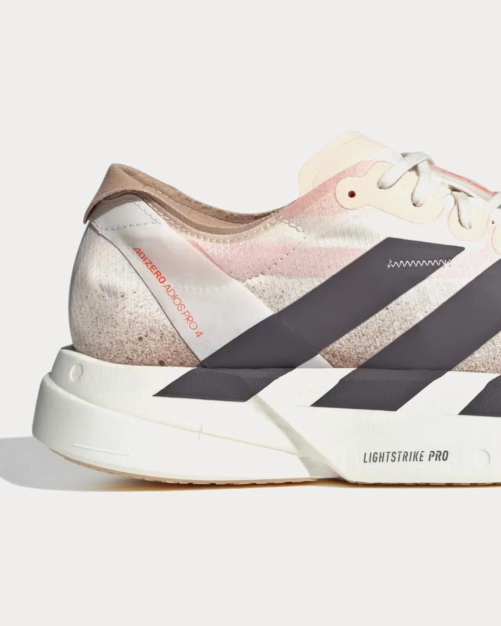 Adizero EVO SL Chalk White / Grey Strata / Impact Orange Running Shoes
