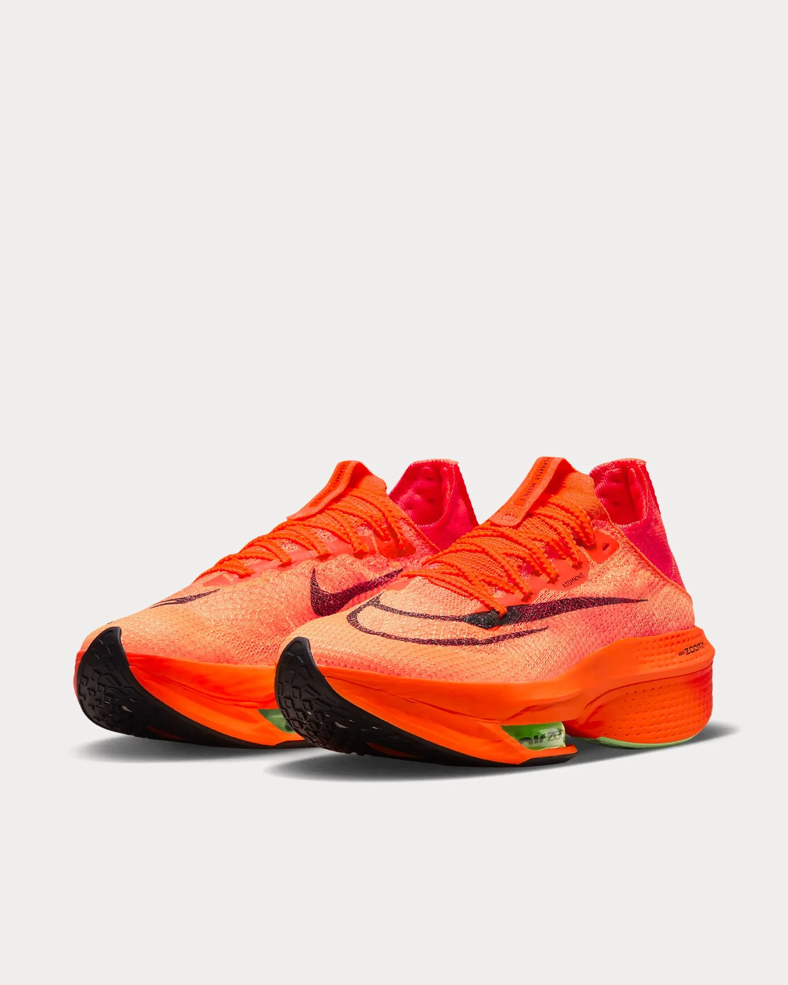 Alphafly 2 Total Orange / Bright Crimson / Ghost Green / Black Running Shoes