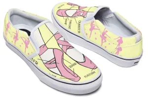 Ballet Shoe Diagram Slip-On Shoes