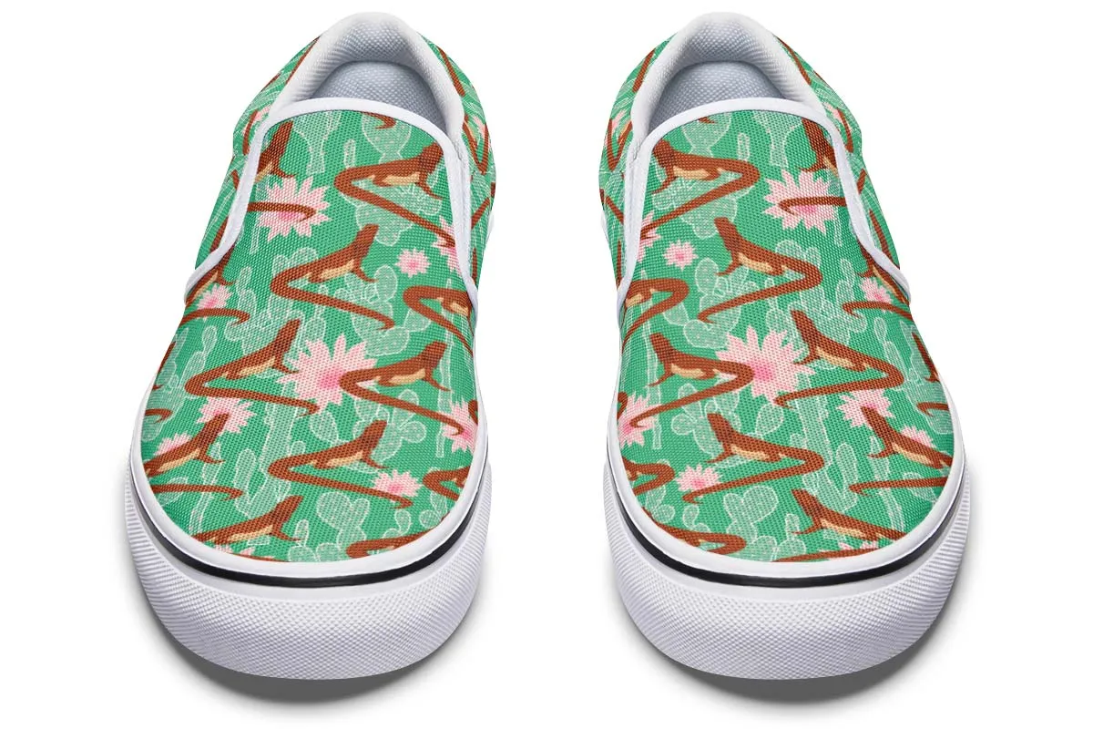 Bearded Dragon Pattern Slip-On Shoes