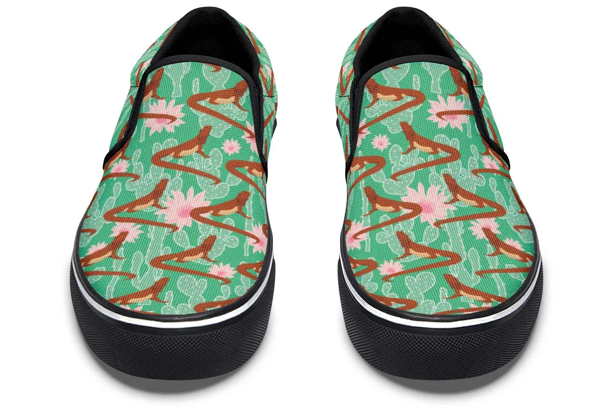Bearded Dragon Pattern Slip-On Shoes