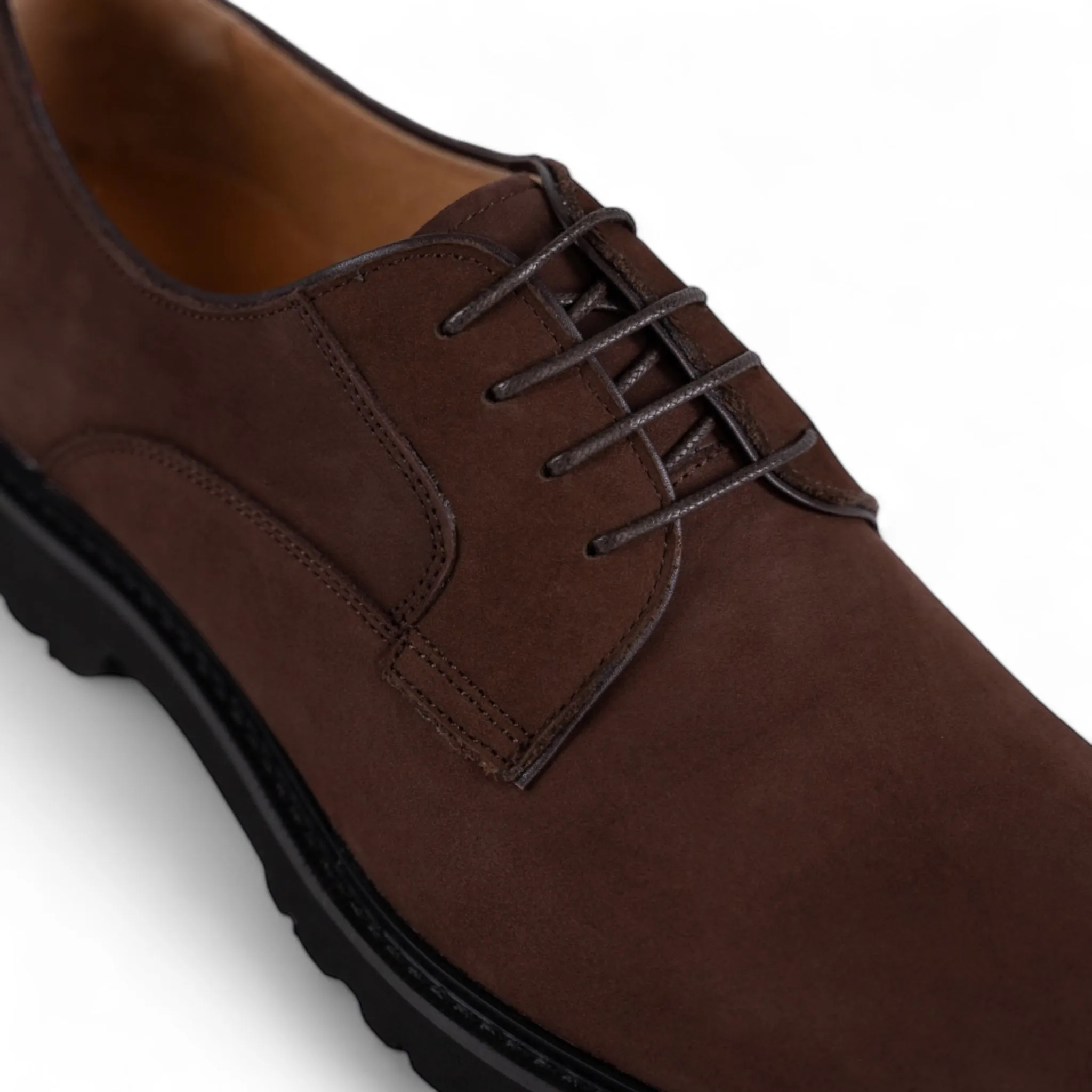Bowry Brown Derby Shoes