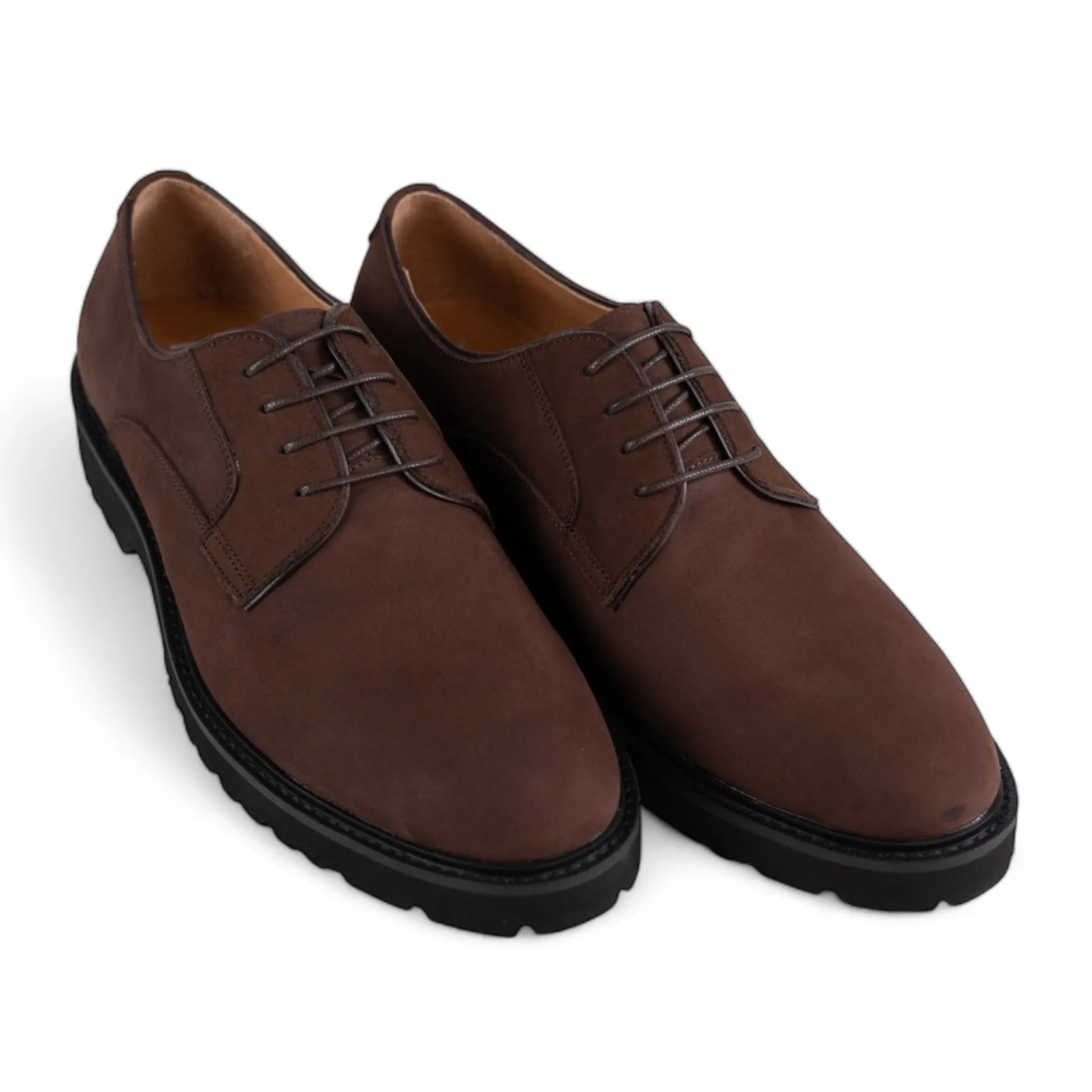 Bowry Brown Derby Shoes