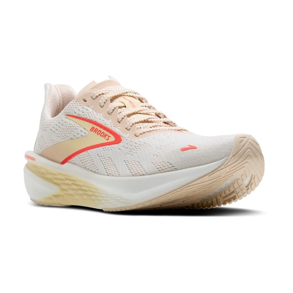 Brooks Women's Hyperion 2 White/Peach/Coral