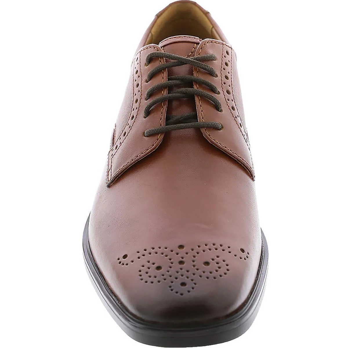 Clarks Mens Clarkslite Tie Leather Lace-up Derby Shoes