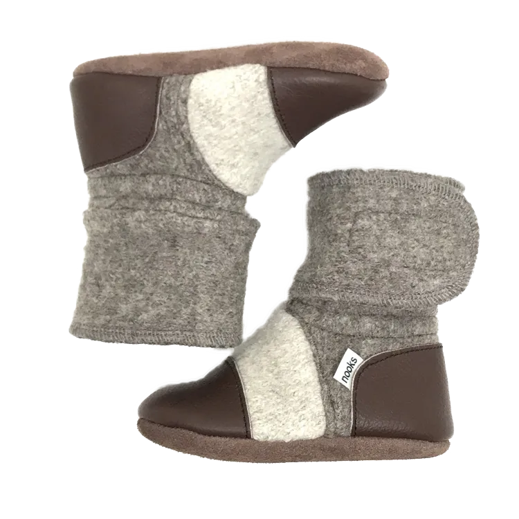 Coco Felted Wool Booties