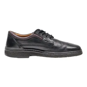 DERBY Derby Shoes Black Leather Mens UK 11