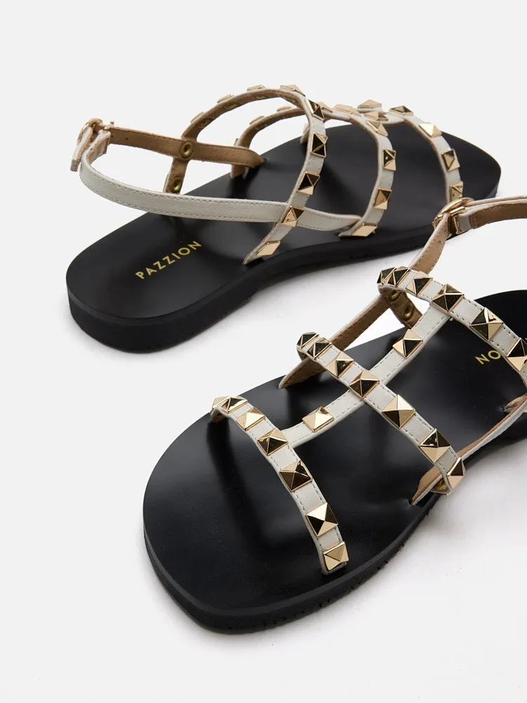 Diane Studded Slingback Slides