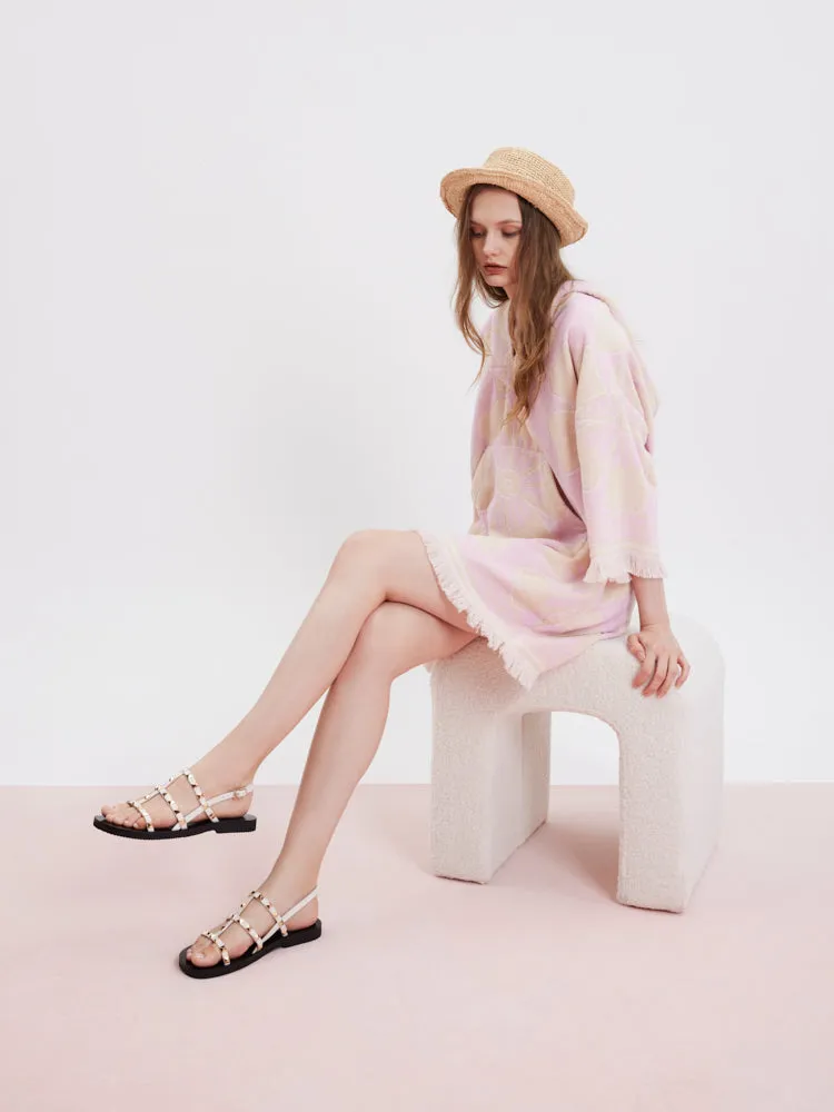 Diane Studded Slingback Slides