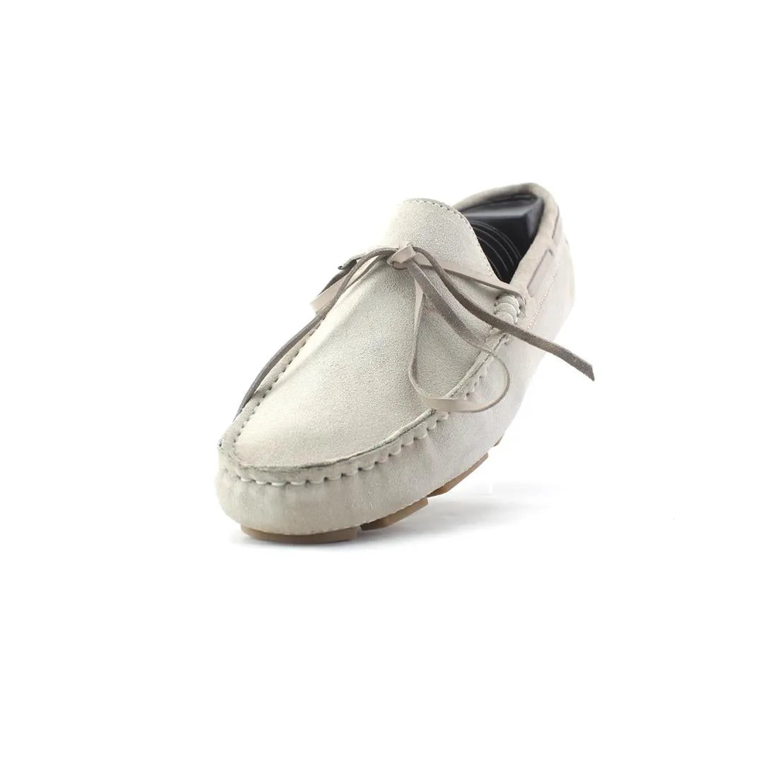 Fadano - Luxe Knot Loafers - Light Grey