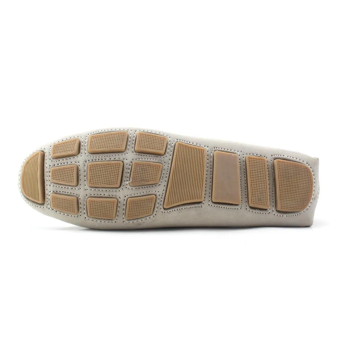 Fadano - Luxe Knot Loafers - Light Grey