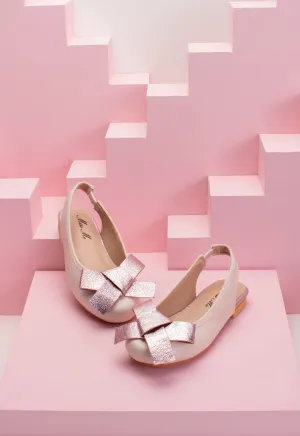 Flat Bow Top Half Shoes