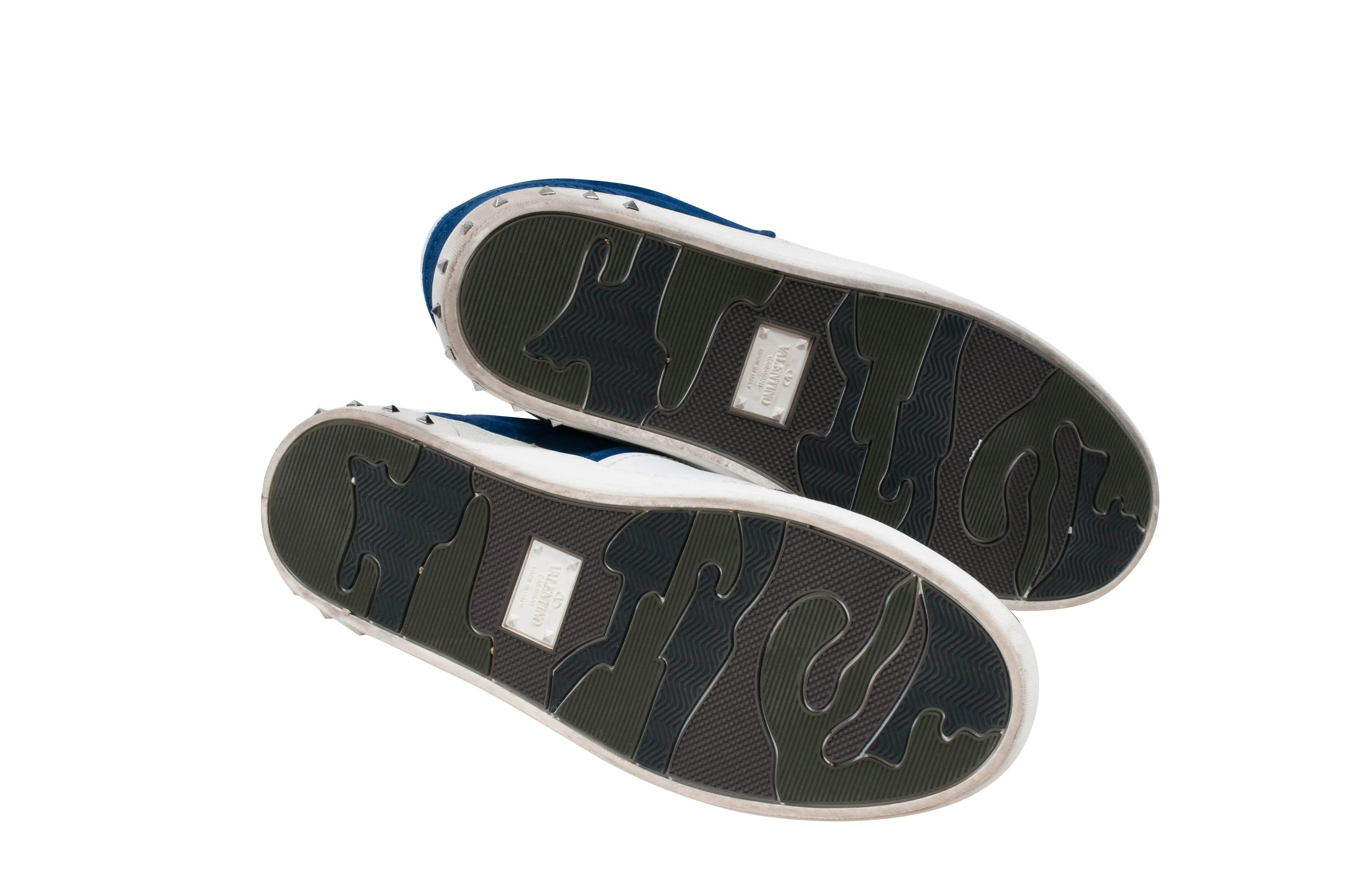 Fly Crew Rockstud Suede Low Top Sneakers