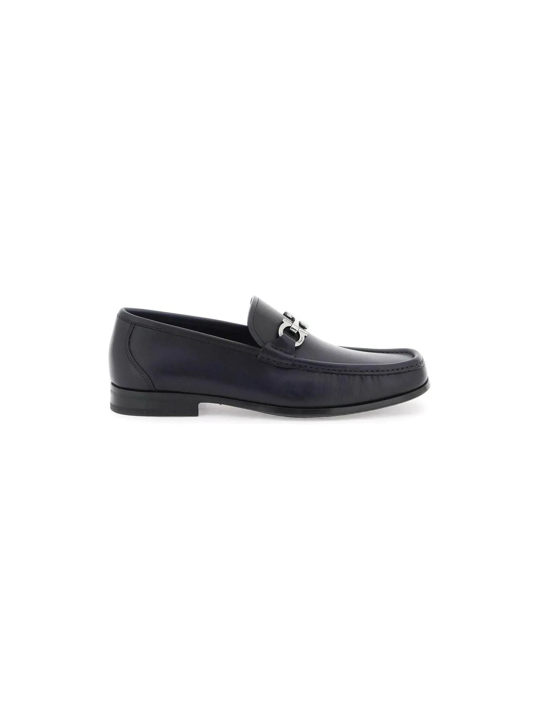 Gancini Smooth Leather Loafers
