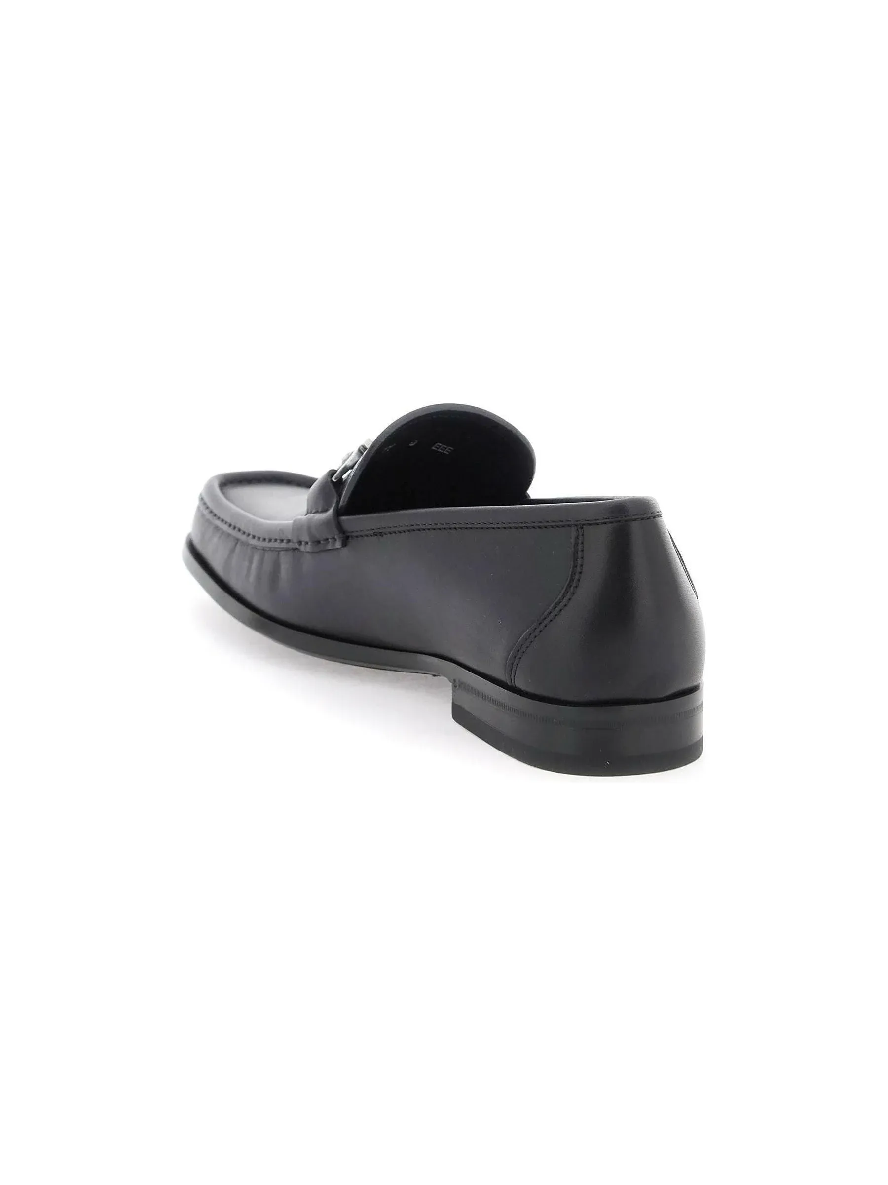 Gancini Smooth Leather Loafers