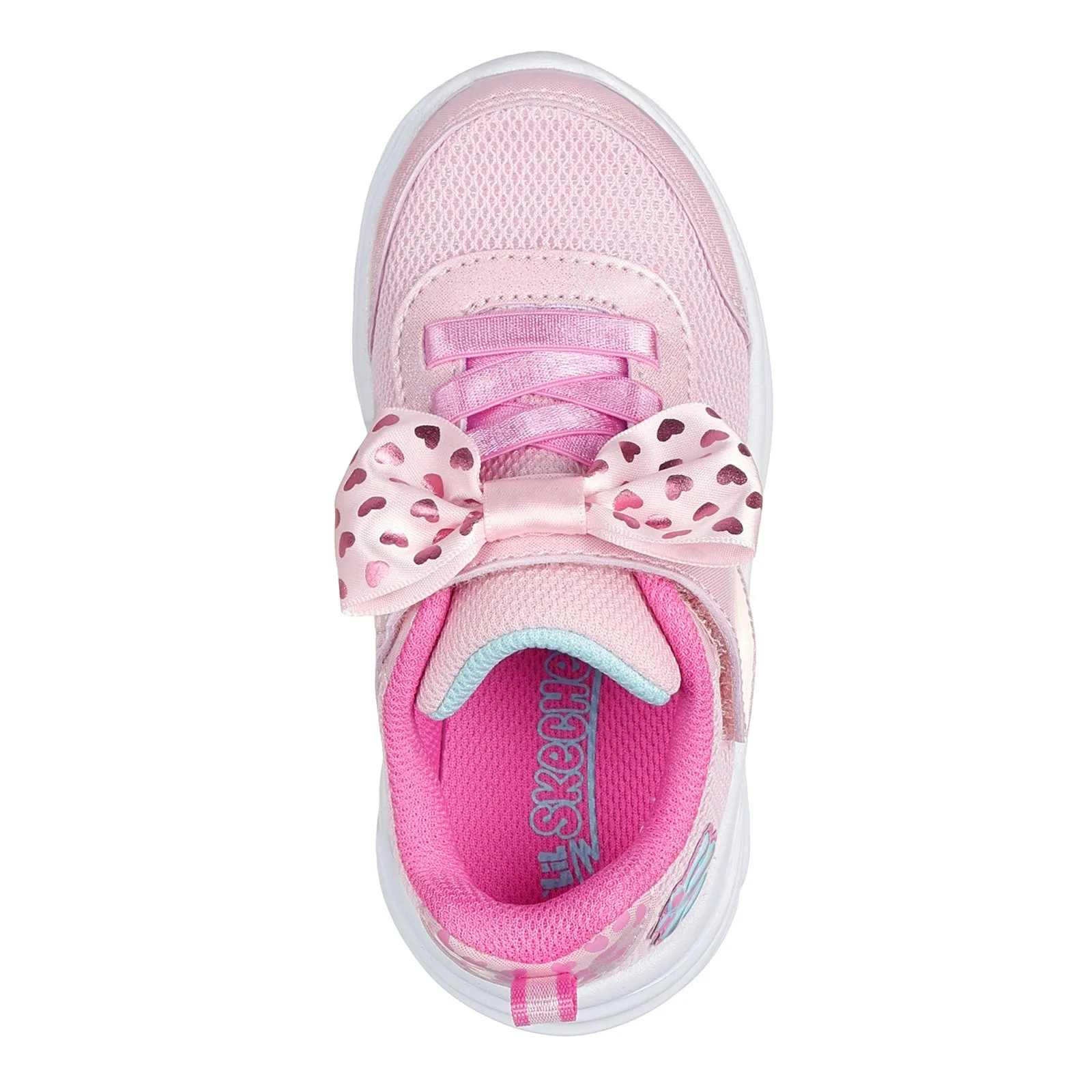 Girl's Skechers, Dreamy Dancer - Xtra Bow Sneaker - Toddler