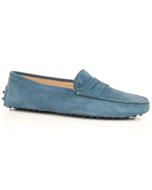 Gommini Suede Loafer in Blue