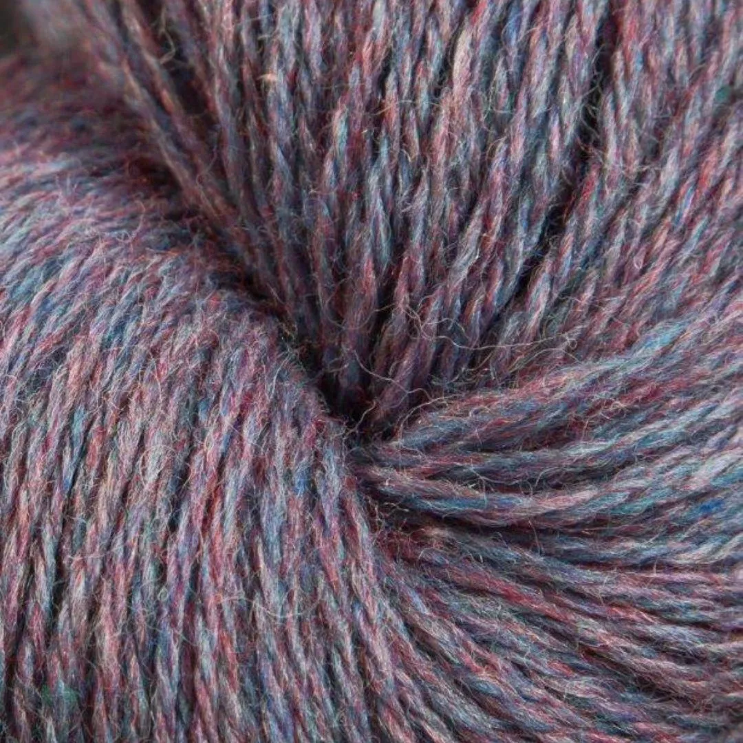 Heather Line Yarn - 5 Skeins per Bundle | 3/8 Sport Weight | 830 Yards Total | Blended Wool