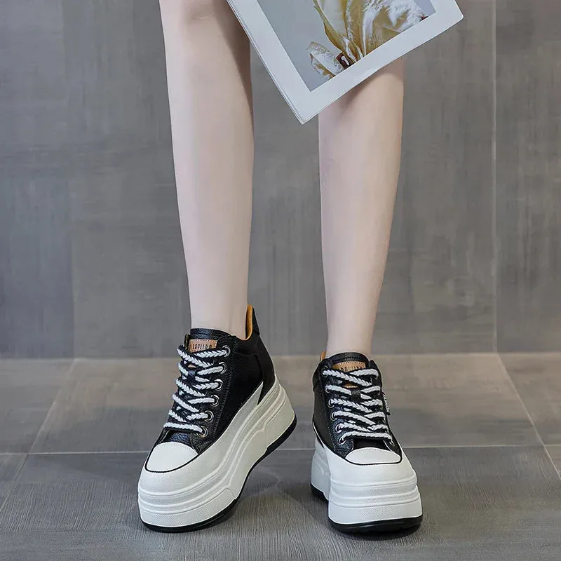 Joskaa 2024 New Black Platform New Sneakers