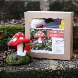 Kromski Toadstool Mushroom Needle Felting Kit