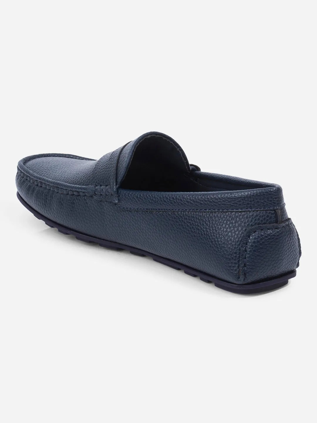 Men's Navy Moc Toe  Casual Loafer (IX4110)