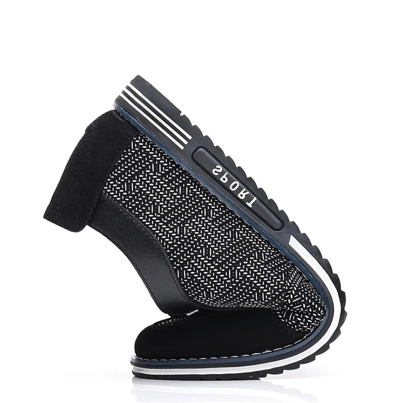 Männer Special Suede Splicing Schnüren Soft Business Casual Schuhe