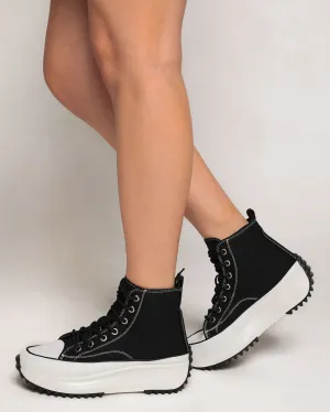 No Pressure Platform Lace-Up Sneakers