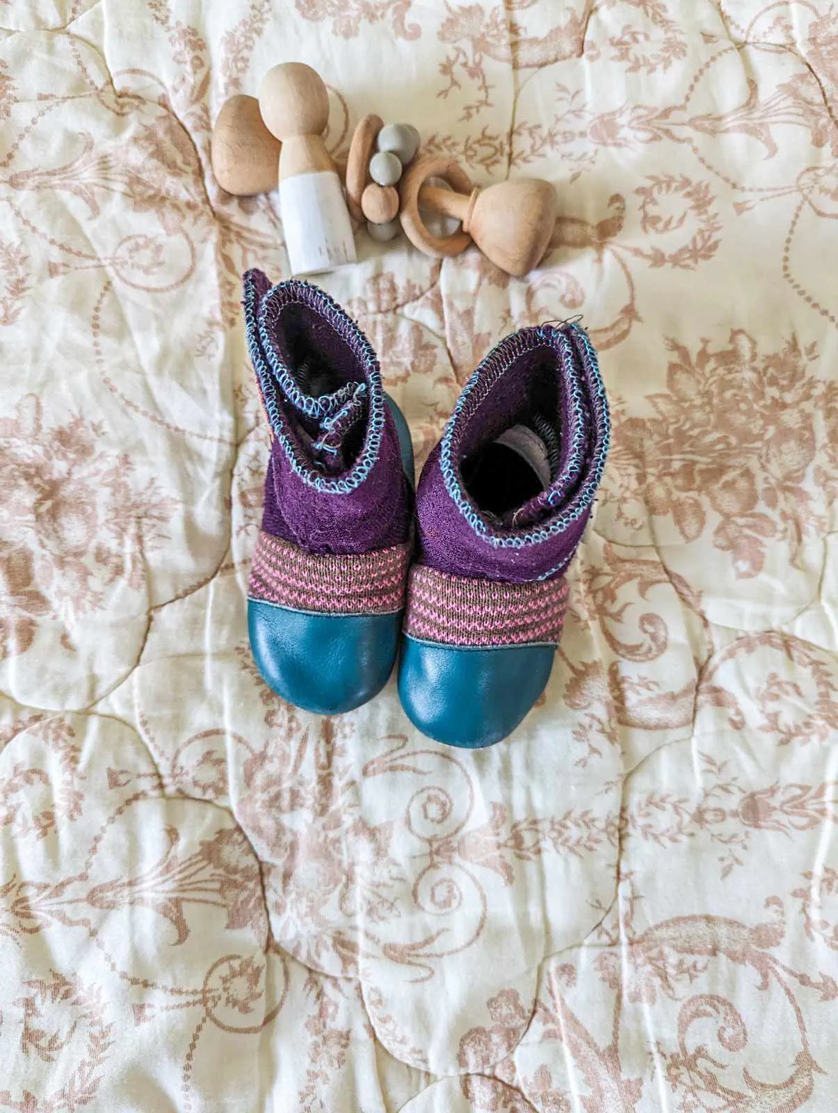 Nooks Felted Wool Booties (5.5)