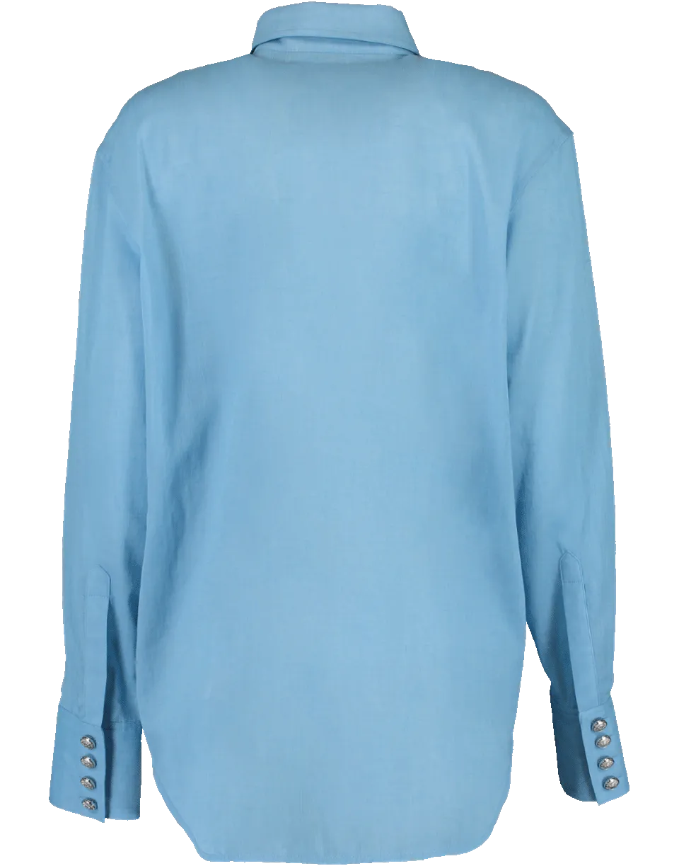 Oversized Transparent Canvas Shirt
