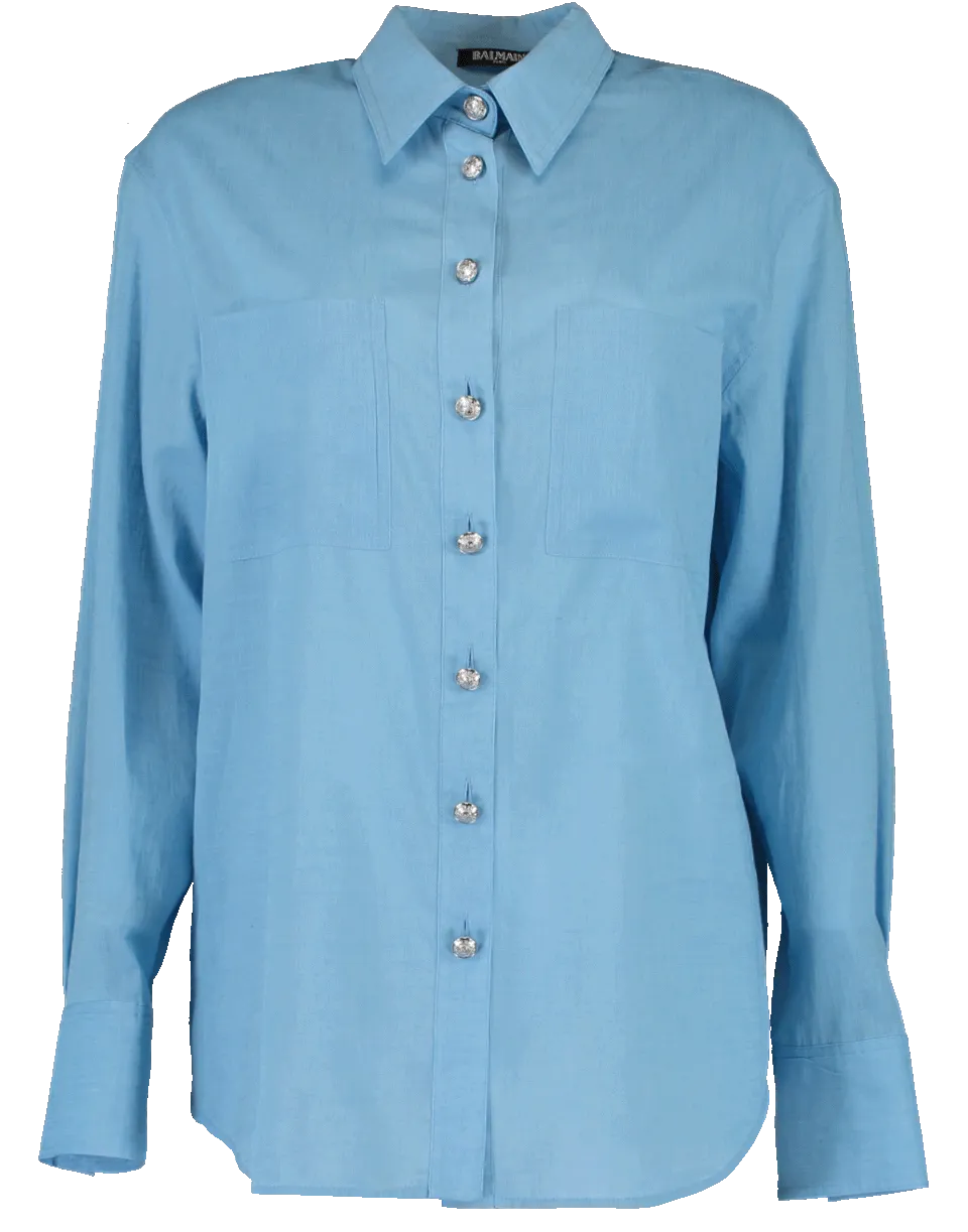 Oversized Transparent Canvas Shirt