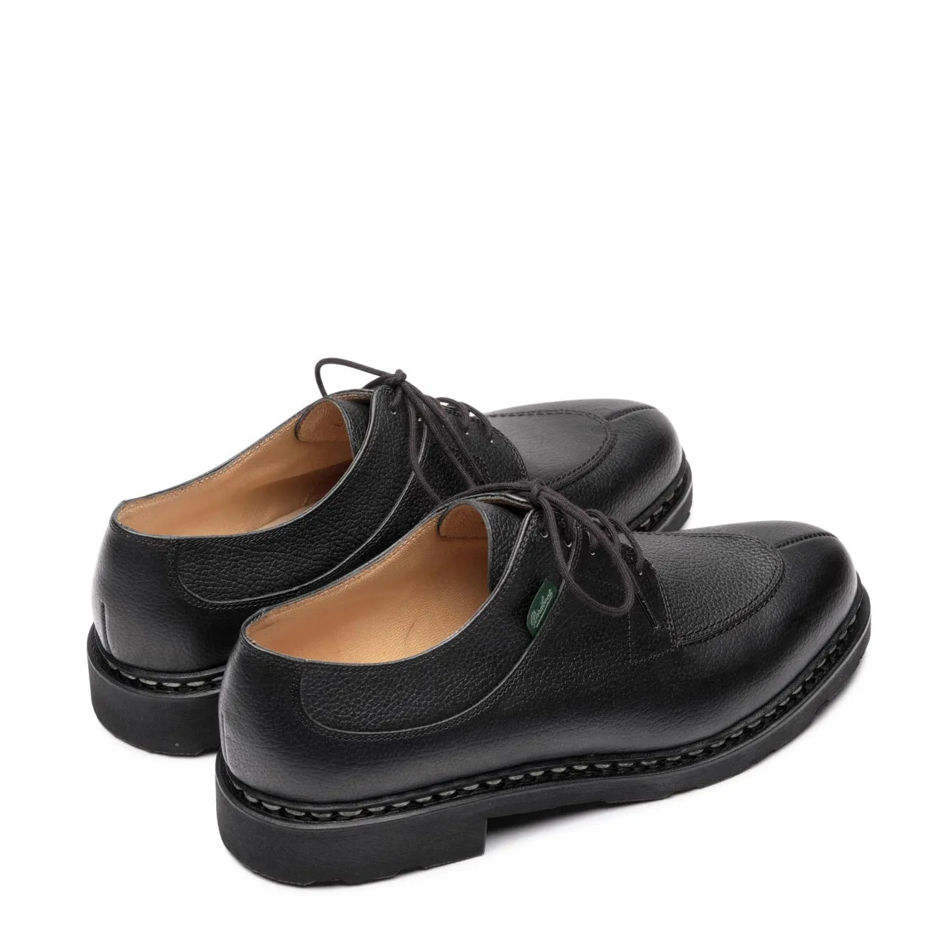 Paraboot Avignon Shoe Grained Black Leather