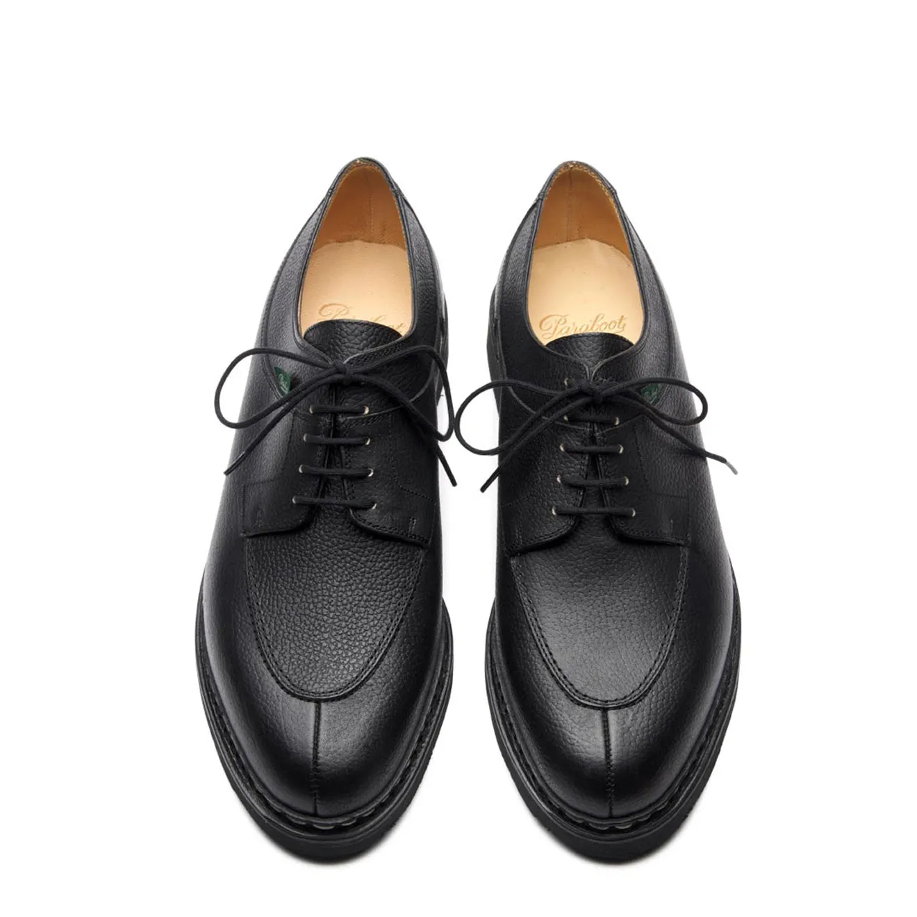 Paraboot Avignon Shoe Grained Black Leather