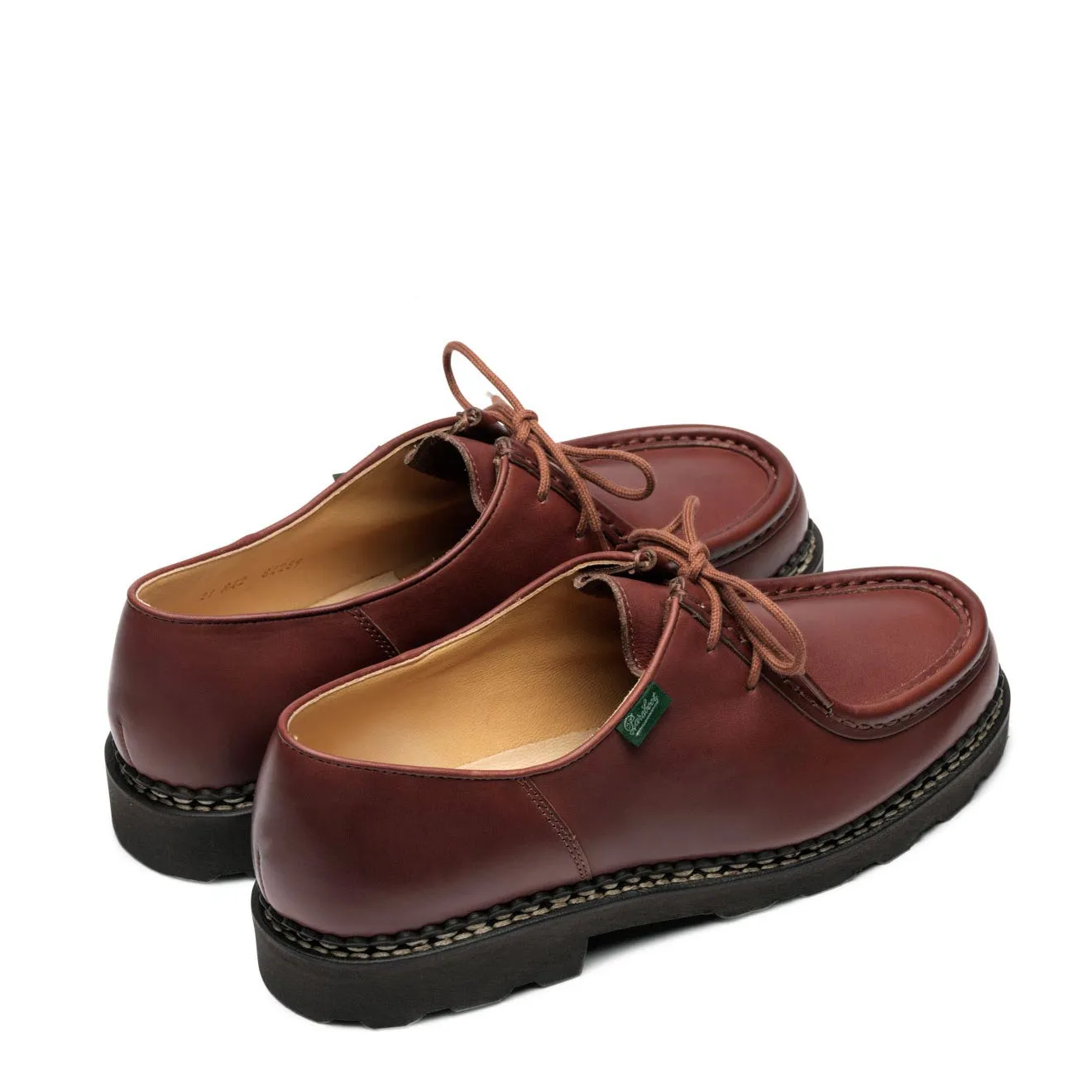 Paraboot Michael Shoe Smooth Brown Leather