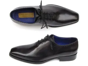 Paul Parkman Plain Toe Oxfords Whole-Cut Black