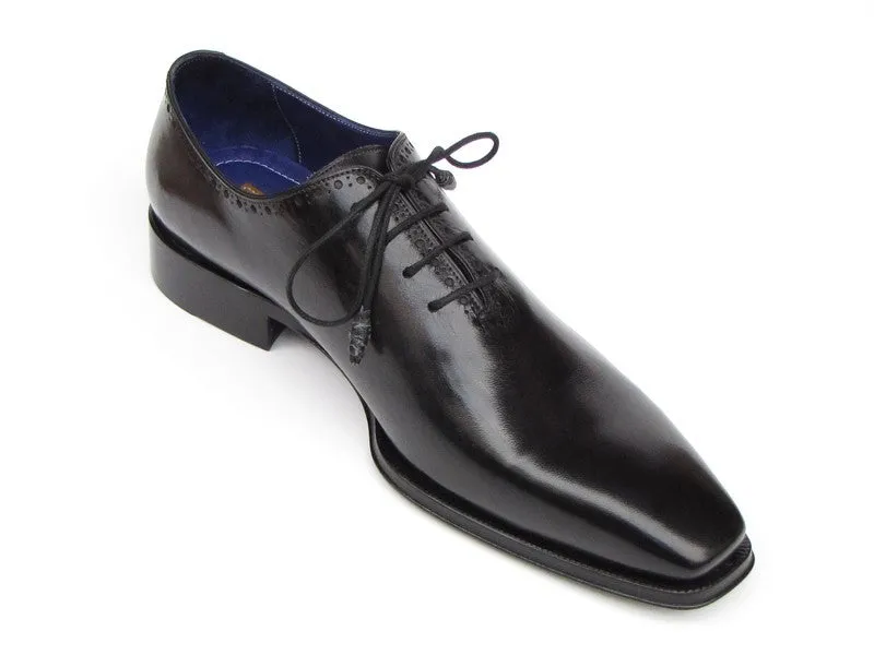 Paul Parkman Plain Toe Oxfords Whole-Cut Black
