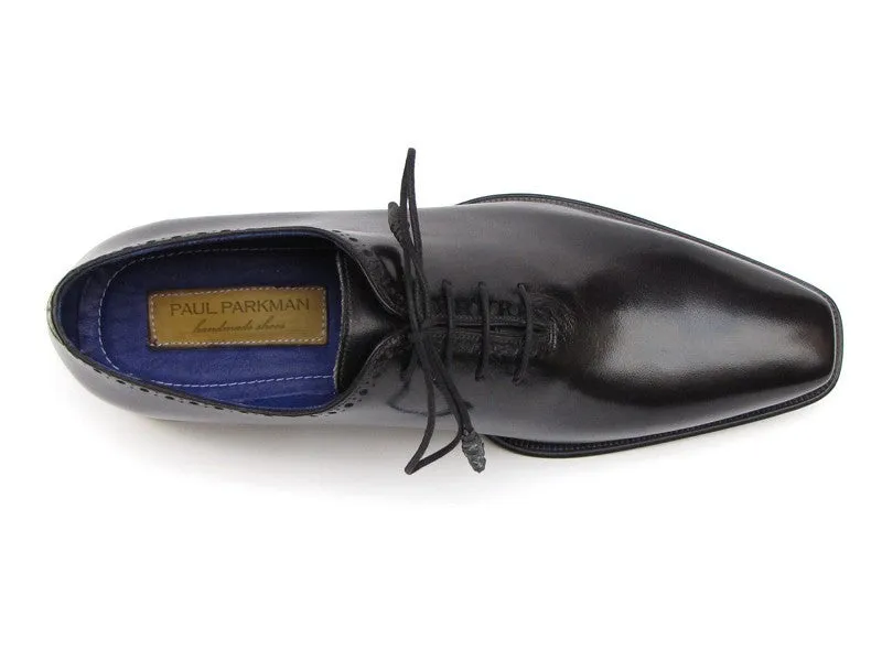 Paul Parkman Plain Toe Oxfords Whole-Cut Black