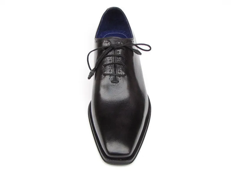 Paul Parkman Plain Toe Oxfords Whole-Cut Black