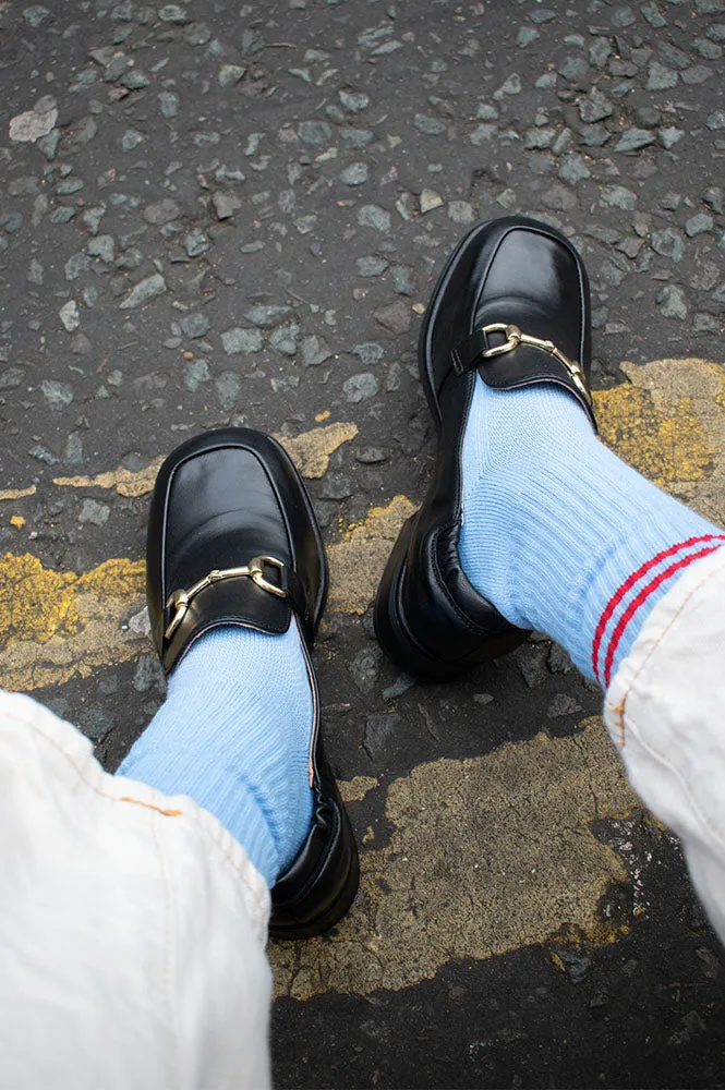 Pavement Maui Buckle Black Loafers