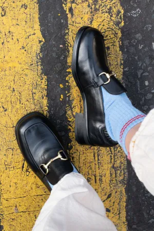 Pavement Maui Buckle Black Loafers
