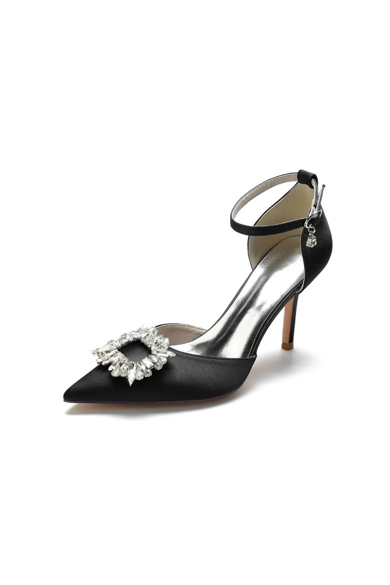Pointed Toe Rhinestone Party Shoes
