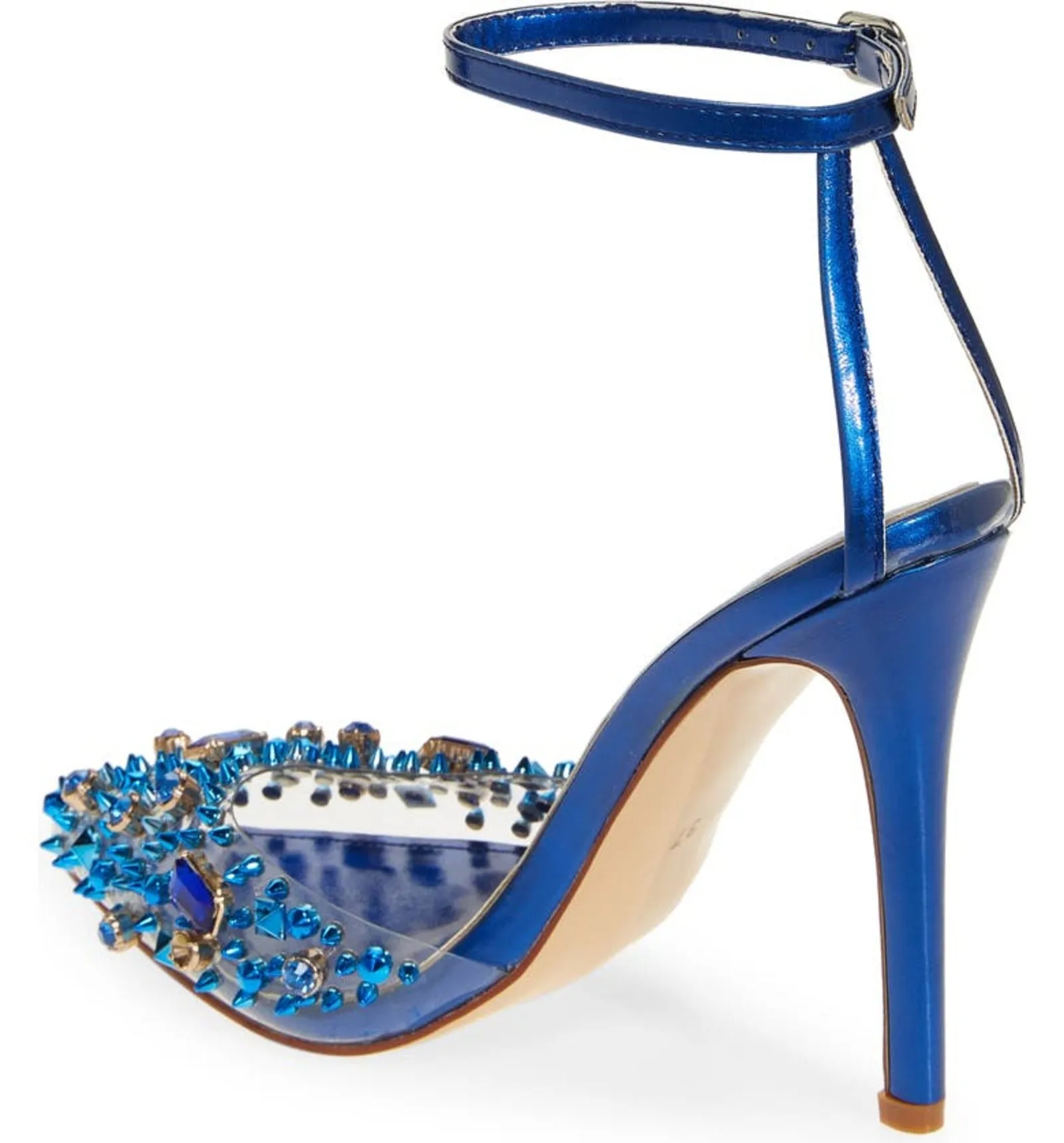 POPSTAR-SAPPHIRE STUDDED PUMP