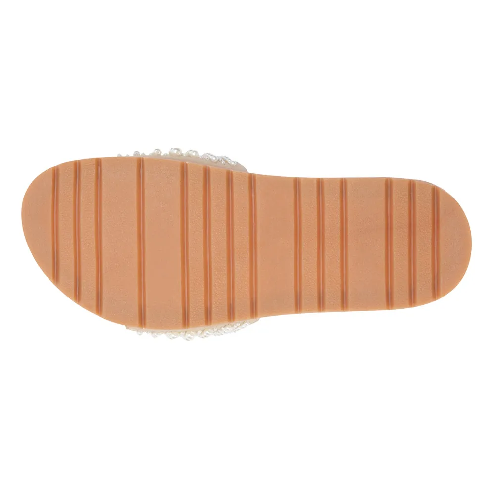 Reese Studded Slide Footbed Sandals