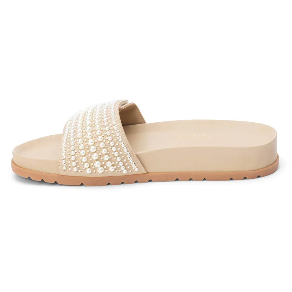 Reese Studded Slide Footbed Sandals