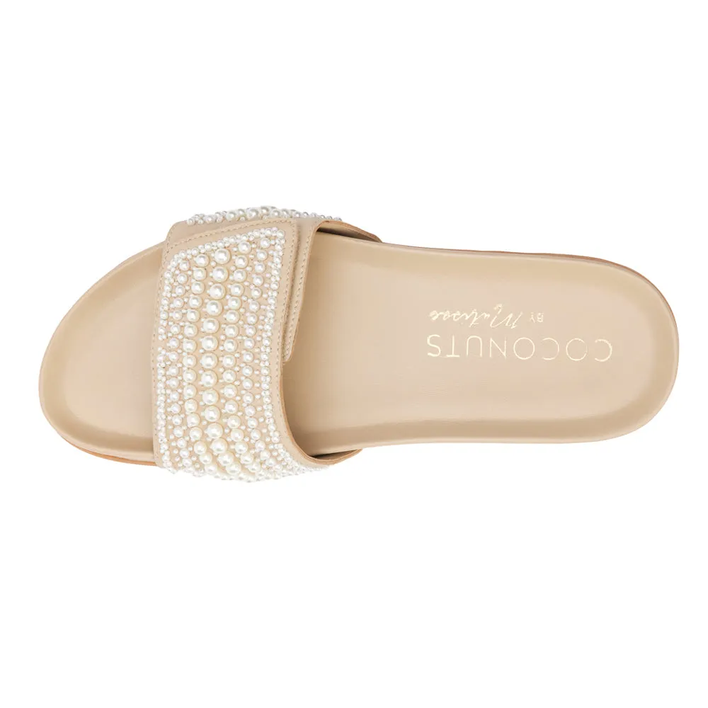 Reese Studded Slide Footbed Sandals