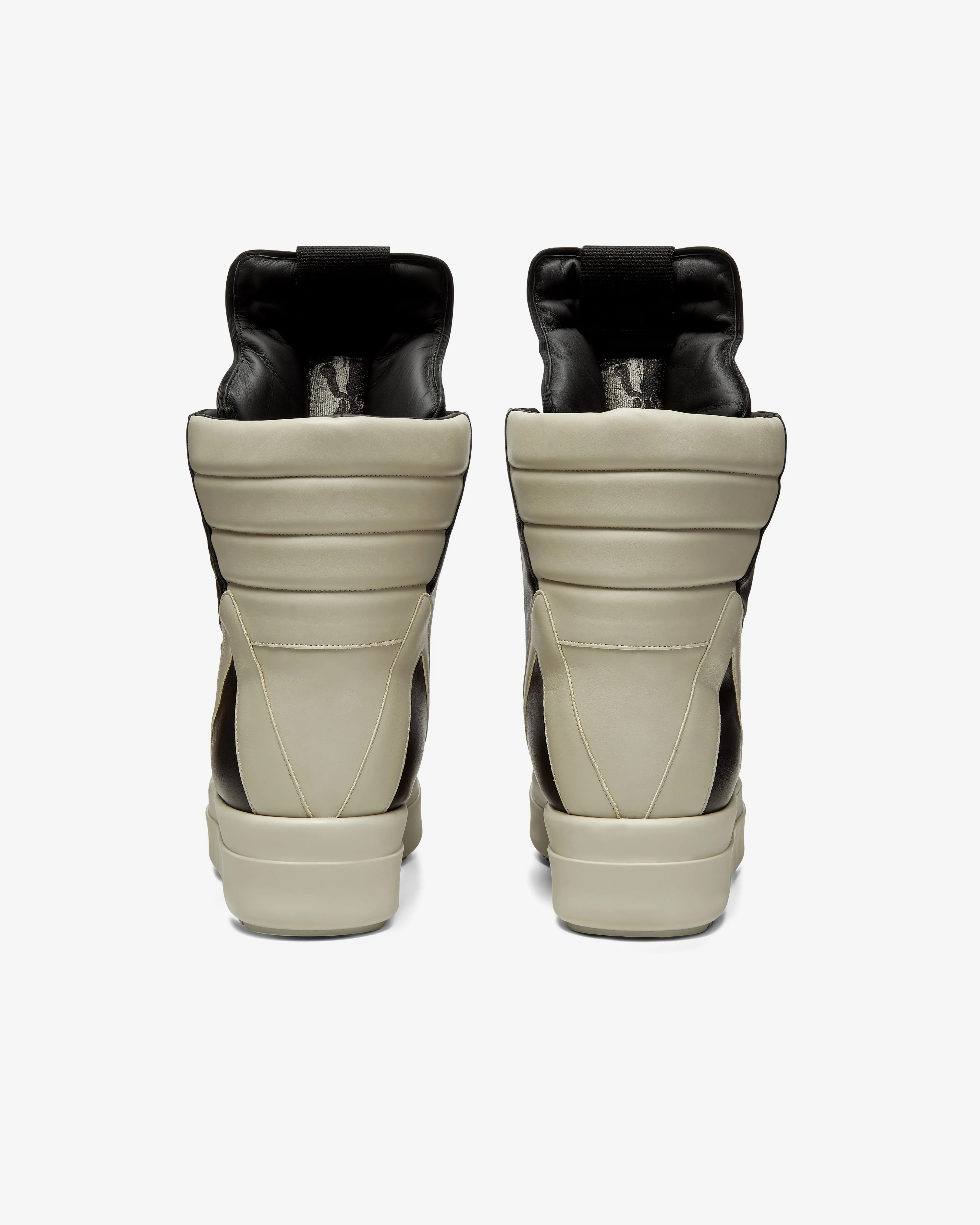 Rick Owens - Men's Mega Geobasket Sneakers - (Black/Pearl)