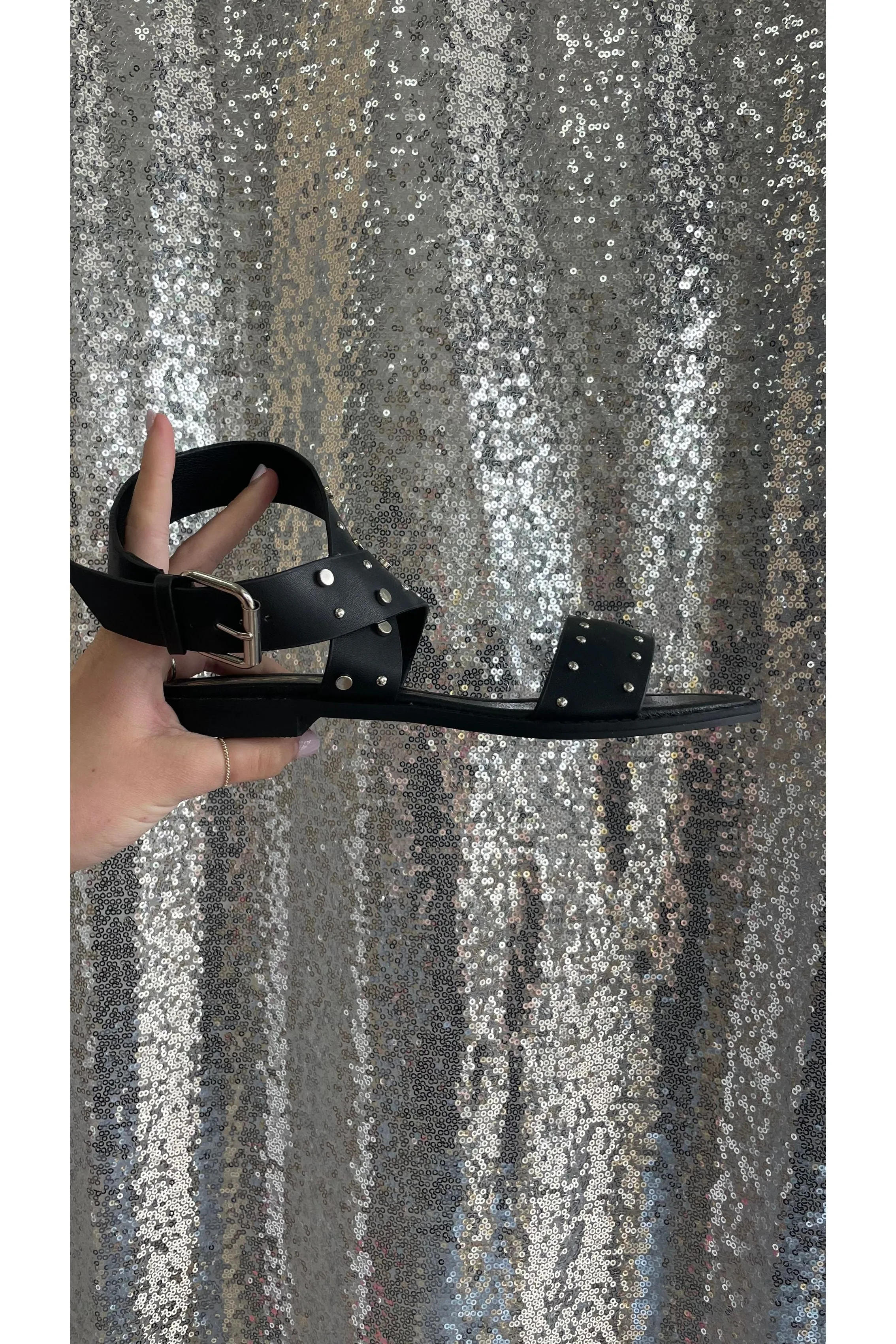 Round Studded Summer Sandals