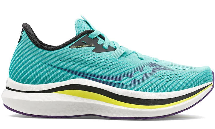 Saucony Endorphin Pro 2 (Cool Mint/Acid Comme) Womens
