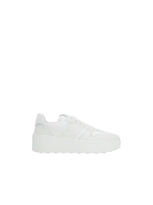 Smooth Leather Platform Sneakers