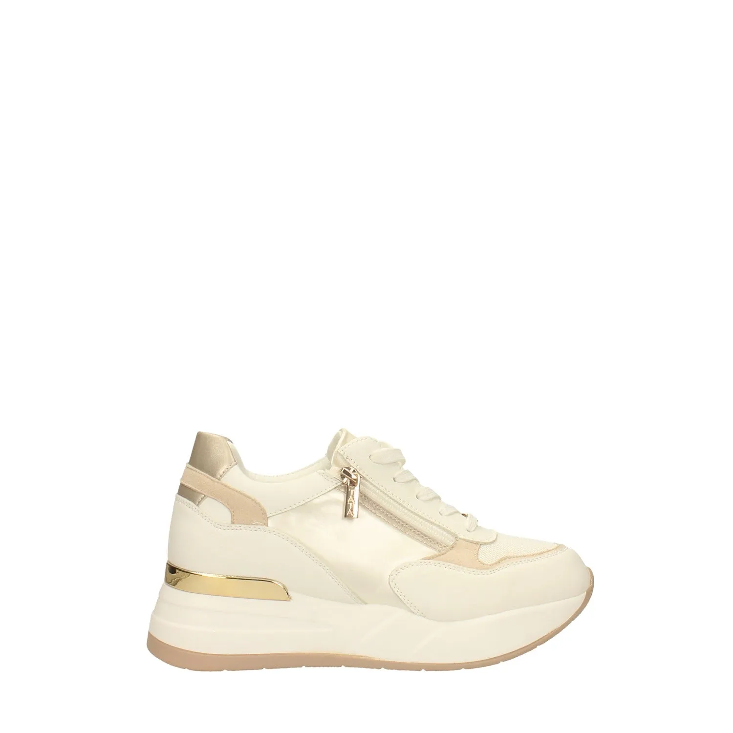Sneakers con cerniera. Tacco alto 5cm